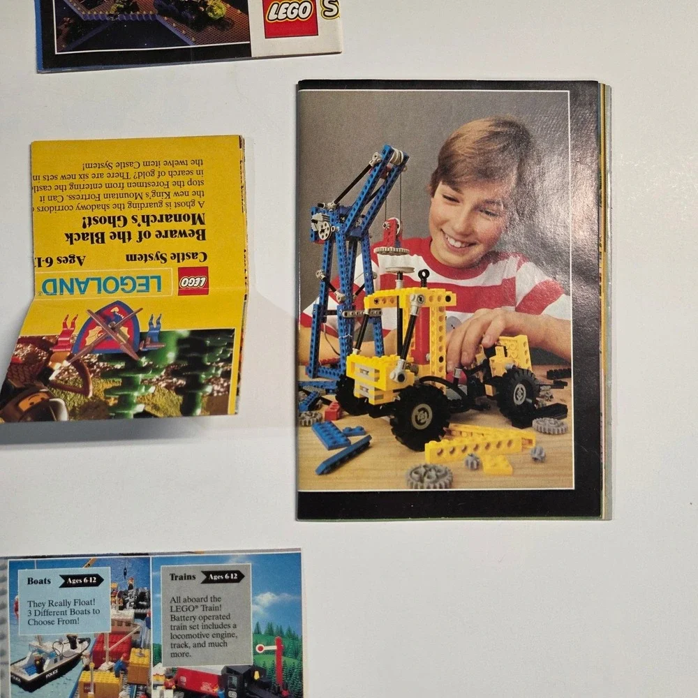 LEGO Vintage Catalog Lot Kids Multicolor Legoland Castle Space Technic 80s 90s